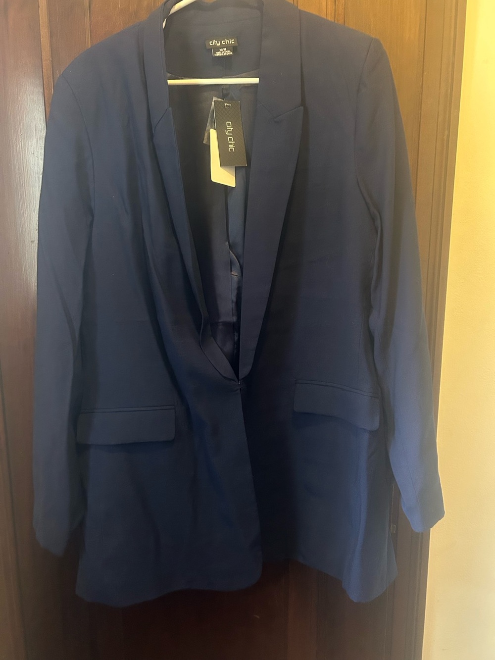 NWT City Chic Women's Navy Blazer Suiting Separates 18/m